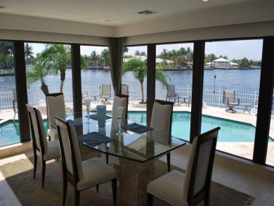 Dining room seats six